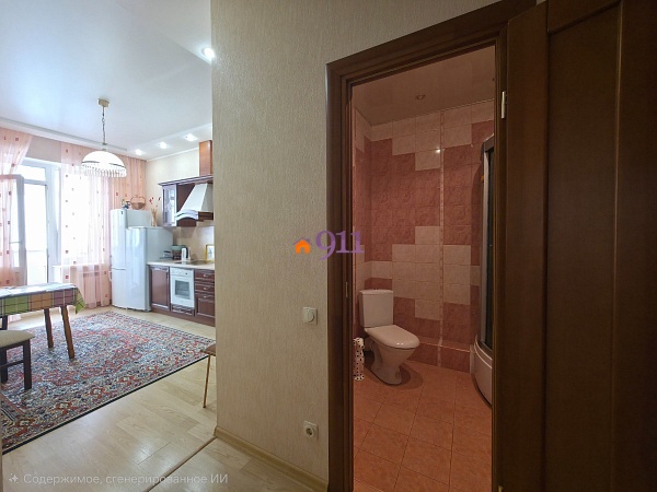 1-к квартира, 51 кв.м.